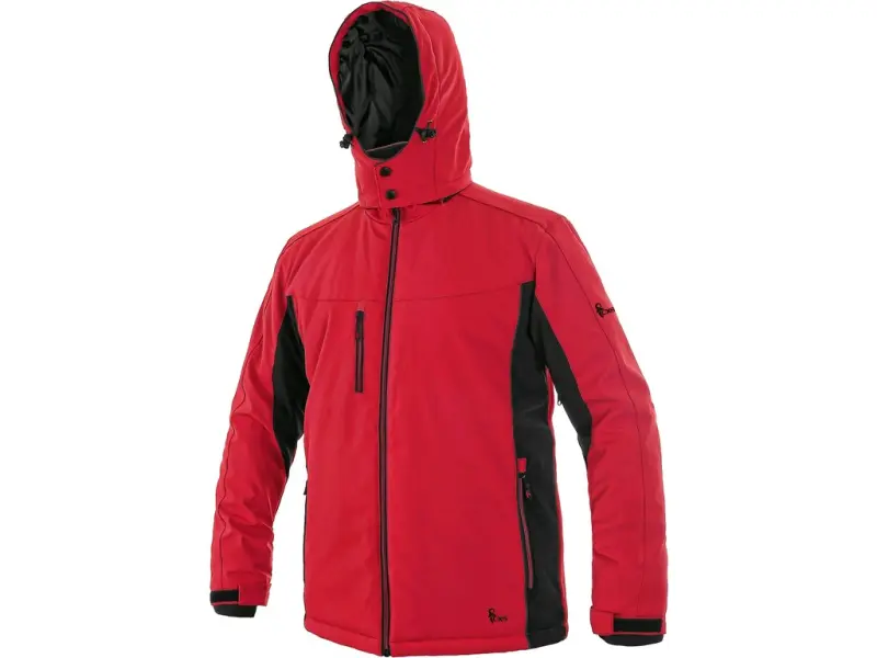 Bunda CXS VEGAS, zimní, pánská, červeno-černá, vel. 4XL
